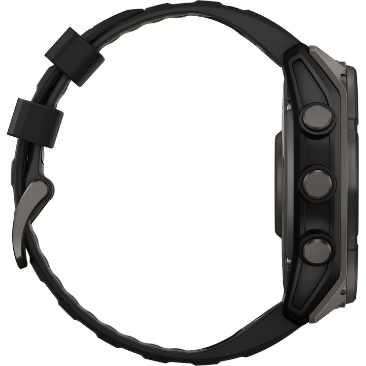 Garmin Fenix ​​8-51mm solar, alto-falante e microfone embutido, lanterna LED embutida, carbono cinza