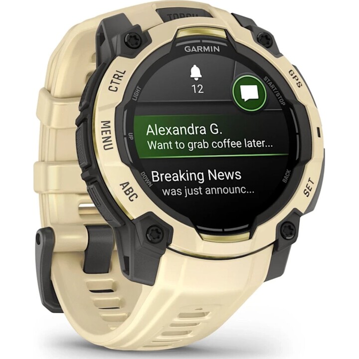 Garmin Instinct 3 AMOLED GPS 45mm Silicone Citrine/Gray