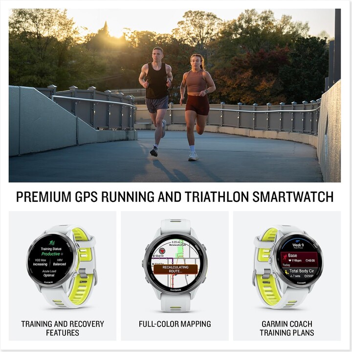 Garmin Forerunner 970 GPS Blanco