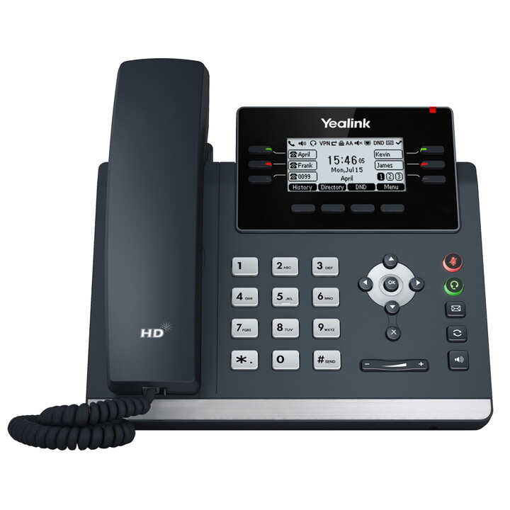 Yealink SIP-T42U Téléphone IP Gris LCD Wifi