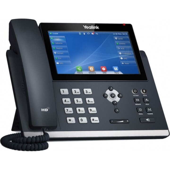 Yealink SIP T-48U Teléfono IP Negro