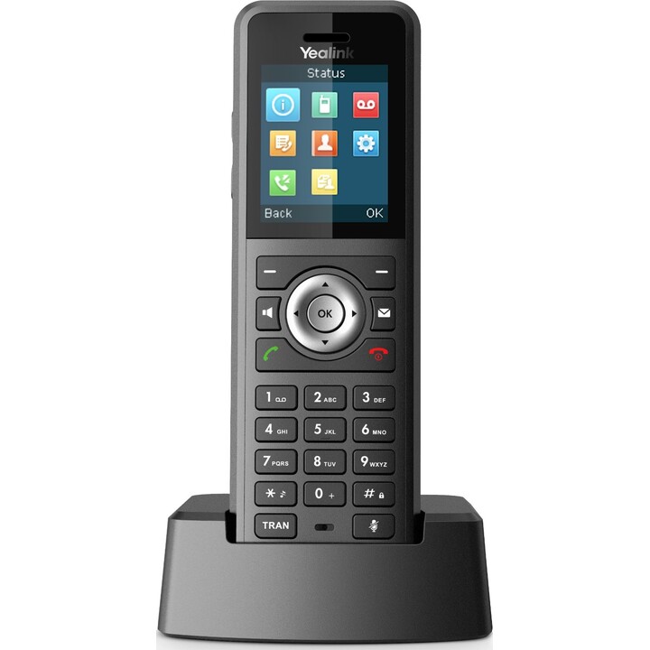 Yealink W59R, VoIP SIP DECT ruggedized handset, 1.8 inch colour TFT LCD, HD audio, Bluetooth