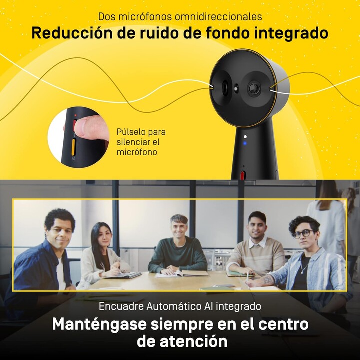IPEVO KFT Conference Camera Totem 180 6.4MP micro, negro, azul