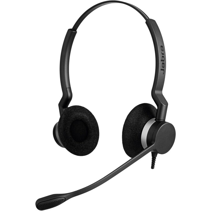 Jabra Biz 2300 QD Duo Auriculares Alámbrico Diadema Oficina/Centro de llamadas Bluetooth Negro