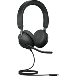 Jabra Evolve2 40 Auriculares UC Estéreo USB-C Negros aislamiento del ruido