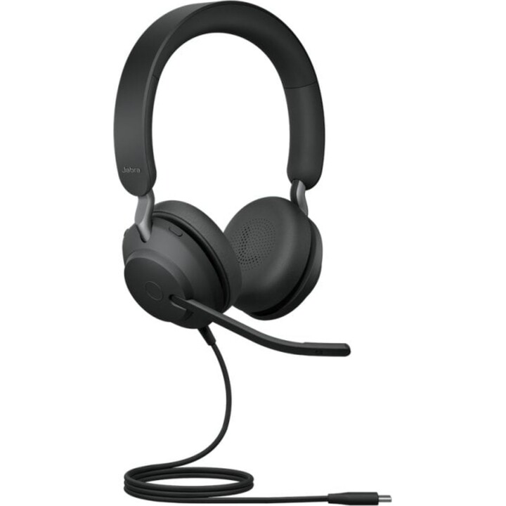 Jabra Evolve2 40 Auriculares UC Estéreo USB-C Negros aislamiento del ruido