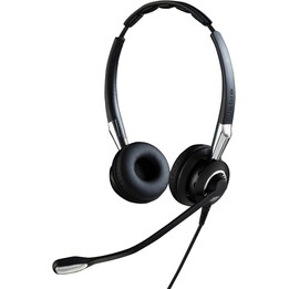 Jabra Biz 2400 II QD Duo NC Wideband Auriculares Alámbrico Diadema Oficina/Centro de llamadas Negro