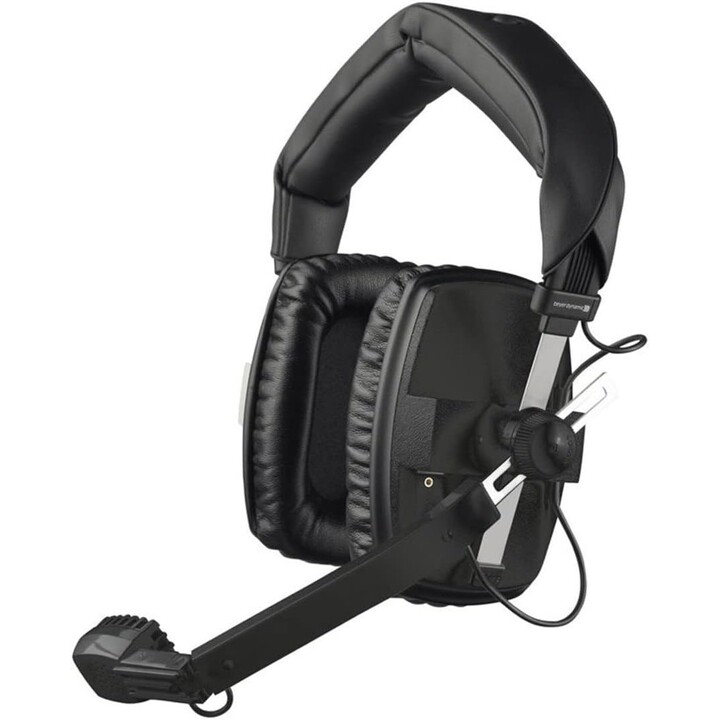 Beyerdynamic Auriculares cerrados con micrófono hipercardioide dinámico, 50 ohmios, negro