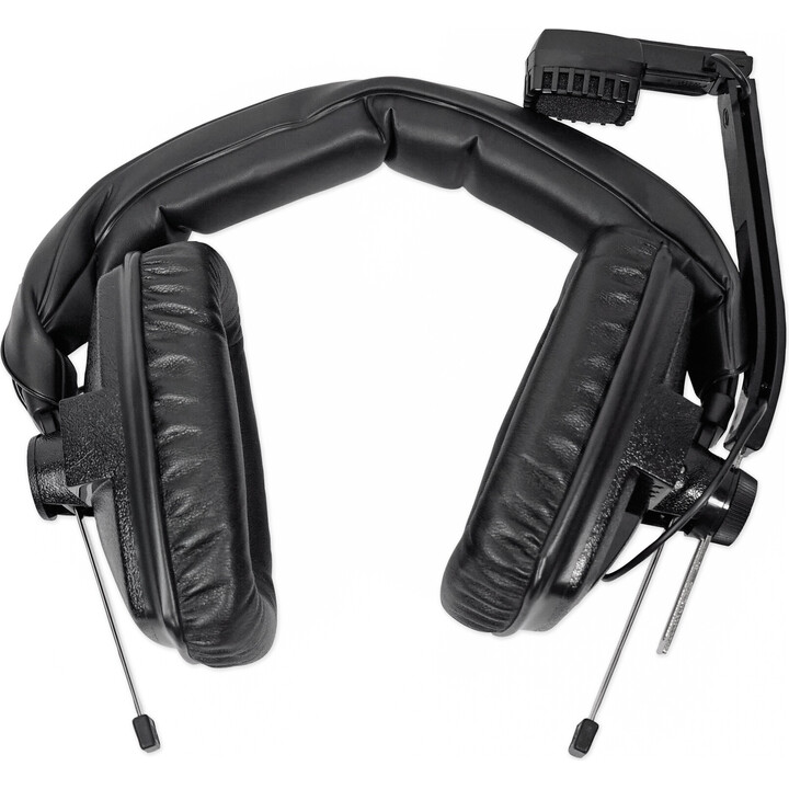 Beyerdynamic Auriculares cerrados con micrófono hipercardioide dinámico, 50 ohmios, negro