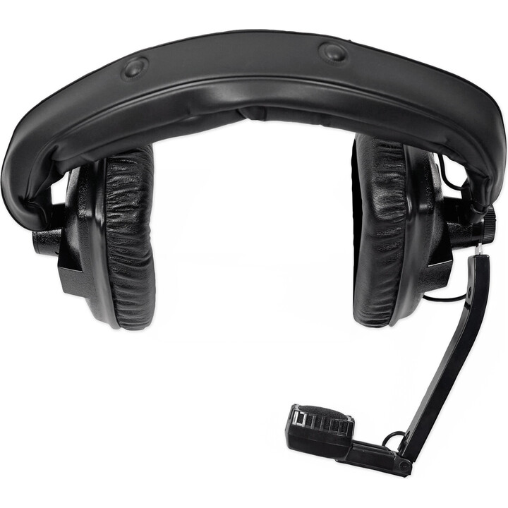 Beyerdynamic Auriculares cerrados con micrófono hipercardioide dinámico, 50 ohmios, negro