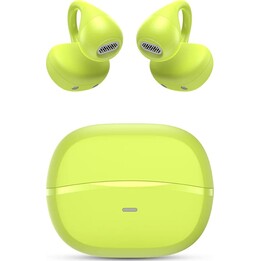 Auriculares Bluetooth SPC Boost Clip con estuche de carga/ Autonomía 6h/ Verdes Lima