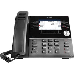 Teléfono IP WiFi Gigabit Mitel 6930W Negro