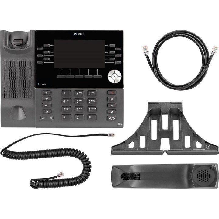 Telefono IP Mitel 6930W Gigabit WiFi Nero