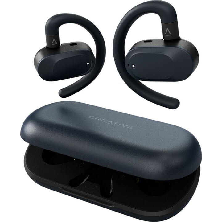 Écouteurs sans fil Creative Labs Outlier Go, crochet d´oreille, appels, musique, sport, usage quotidien, USB Type-C, Bluetoo