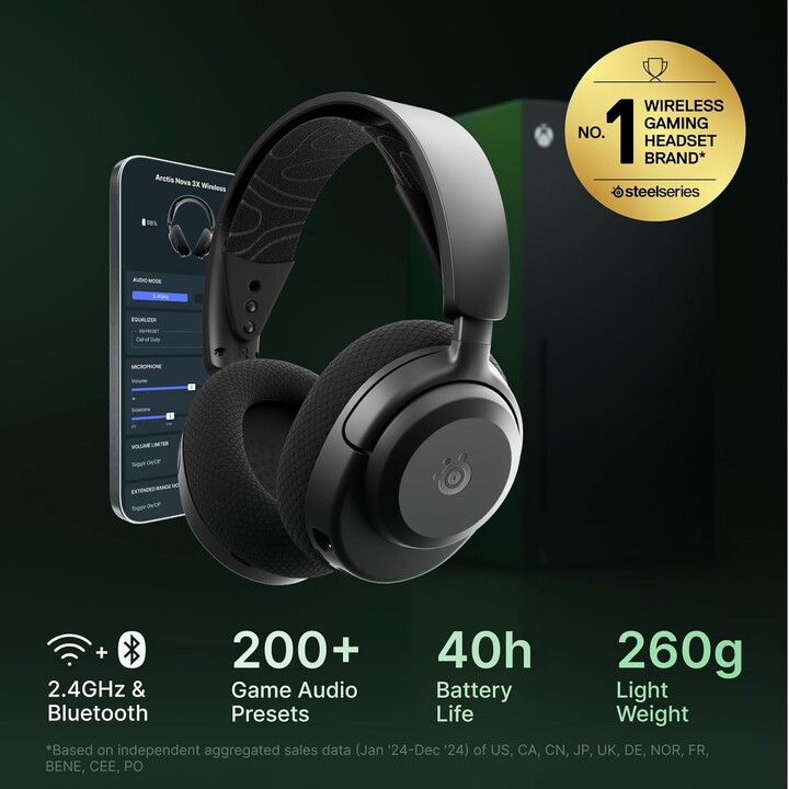Auriculares Steelseries - Arctis Nova 3xw Negro (61689)