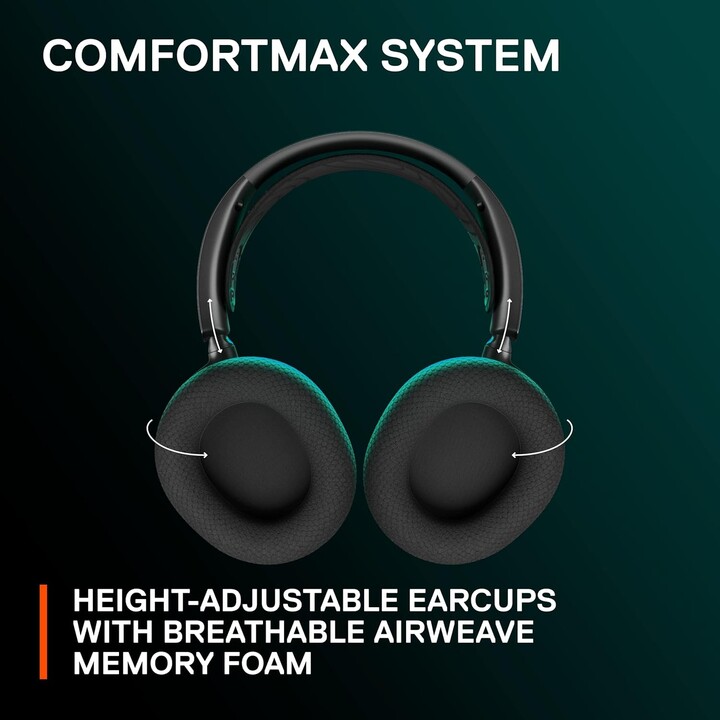 Steelseries Arctis Nova 7x Wireless Gen 2 Auriculares Inalámbrico Diadema Juego Bluetooth Negro
