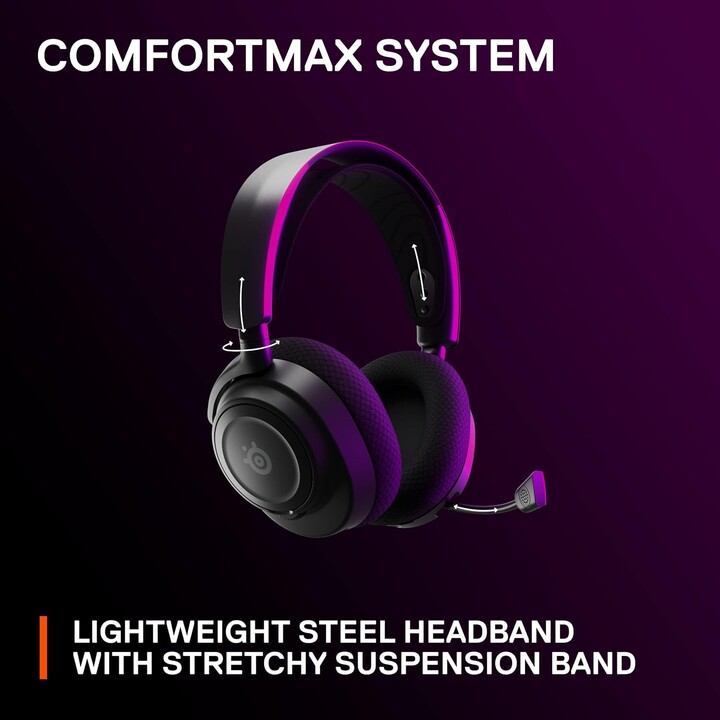 Steelseries Arctis Nova 7x Wireless Gen 2 Auriculares Inalámbrico Diadema Juego Bluetooth Negro
