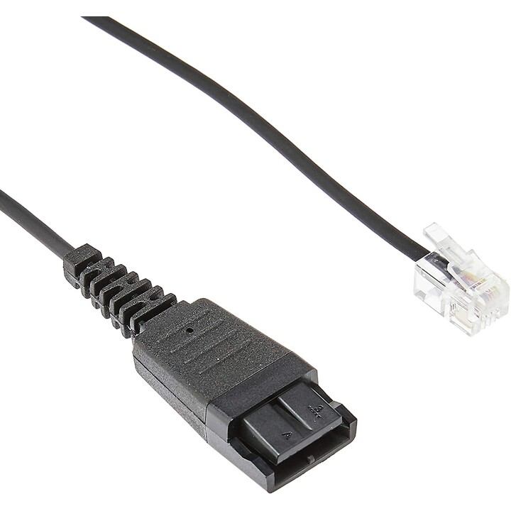 Cable de auricular Jabra GN1200 CC de desconexión rápida (S) de 2 m para Jabra GN 2100, GN 2200, GN 2250