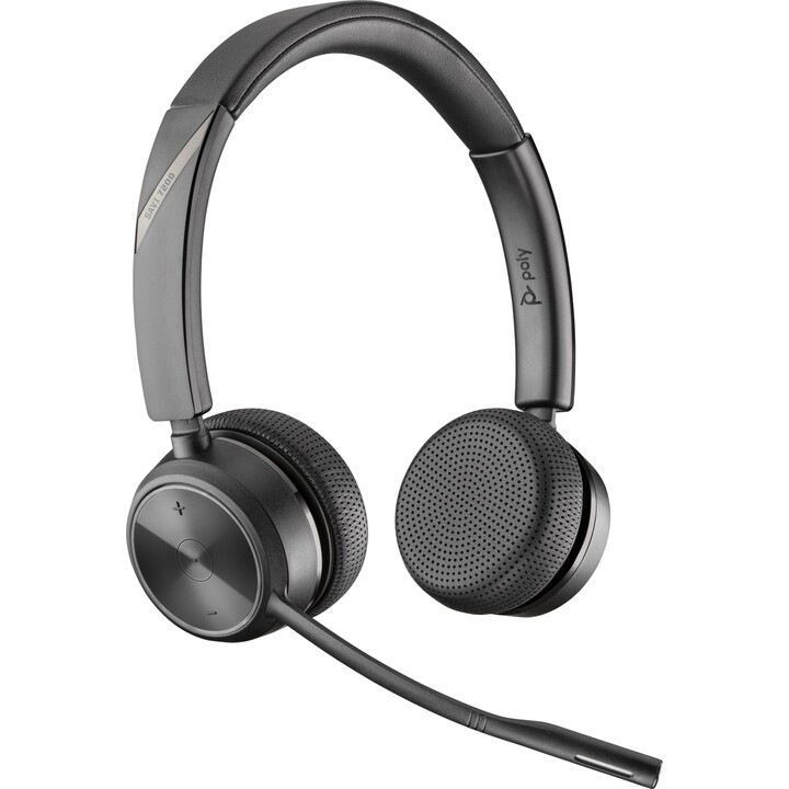 POLY Savi 7220 Office Binaural DECT 1880-1900 MHz Headset Inalámbrico Diadema Oficina Negro