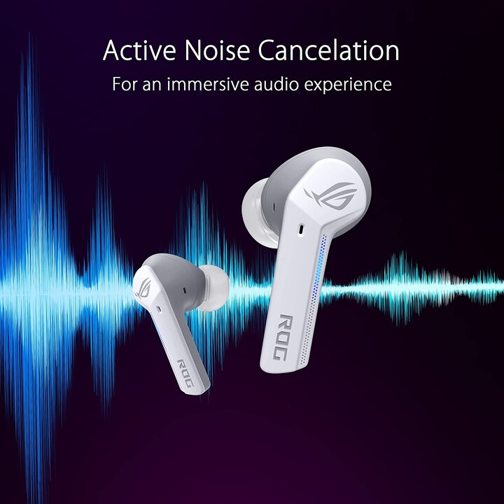 Asus Rog Cetra True Moonlight Auriculares Stereo Bluetooth Blanco