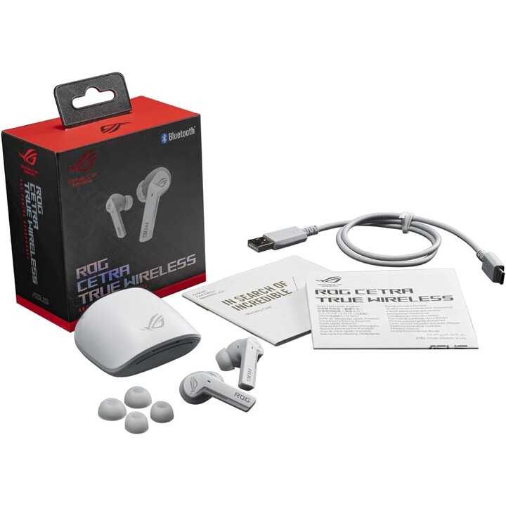 Asus Rog Cetra True Moonlight Auriculares Stereo Bluetooth Blanco