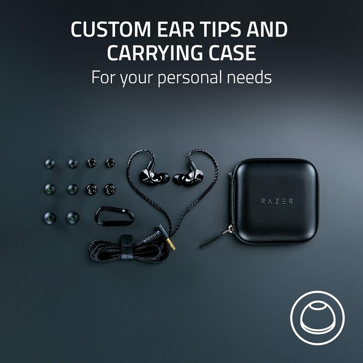 Razer Moray Auriculares para juegos, cableado, Negro Razer