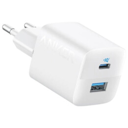 Cargador de Pared Anker 323 Dual Port/ 1xUSB-A/ 1xUSB Tipo-C/ 33W
