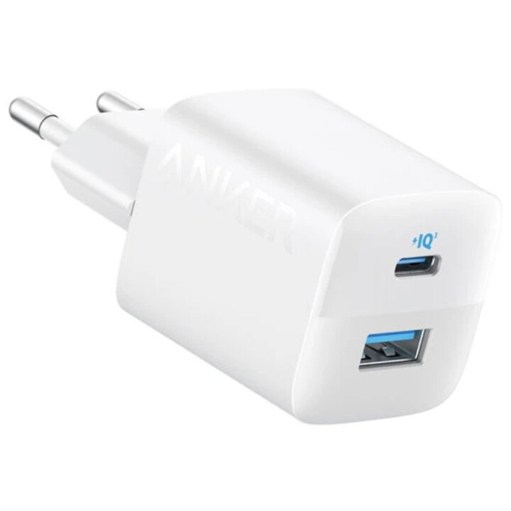 Anker 323 Dual Port/ 1xUSB-A/ 1xUSB Type-C/ 33W Caricatore da parete
