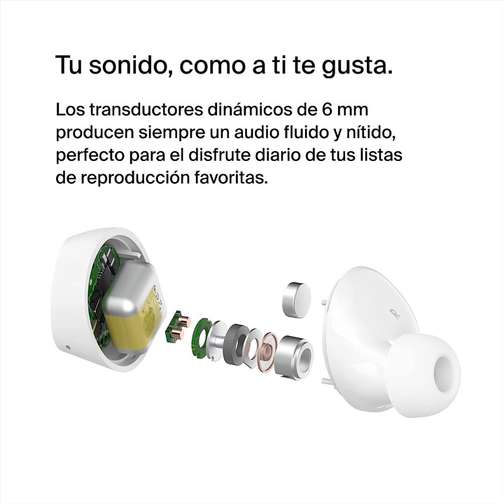Belkin Auriculares Soundform Bolttrue Inalámbrico Blanco