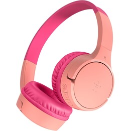 Belkin SOUNDFORM Mini BT Auriculares supraaurales para niños, rosa