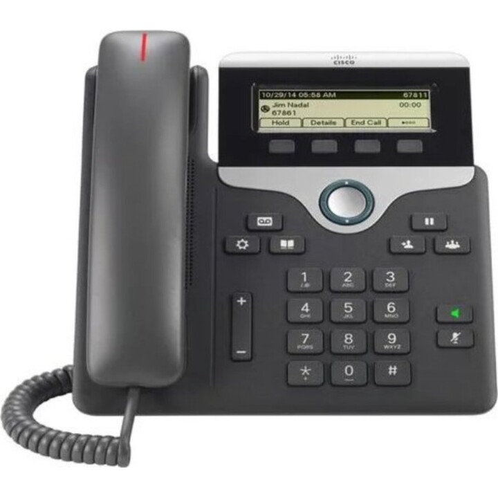 Cisco 7811 IP Teléfono IP con cable de carbón montable de pared
