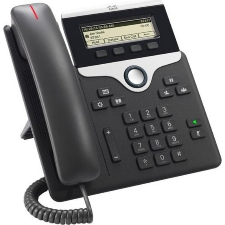 Cisco 7811 IP Teléfono IP con cable de carbón montable de pared