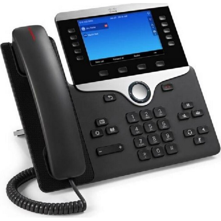 Cisco CP-8841 Teléfono IP de Escritorio, 5 Lineas SIP Programables Con Pantalla