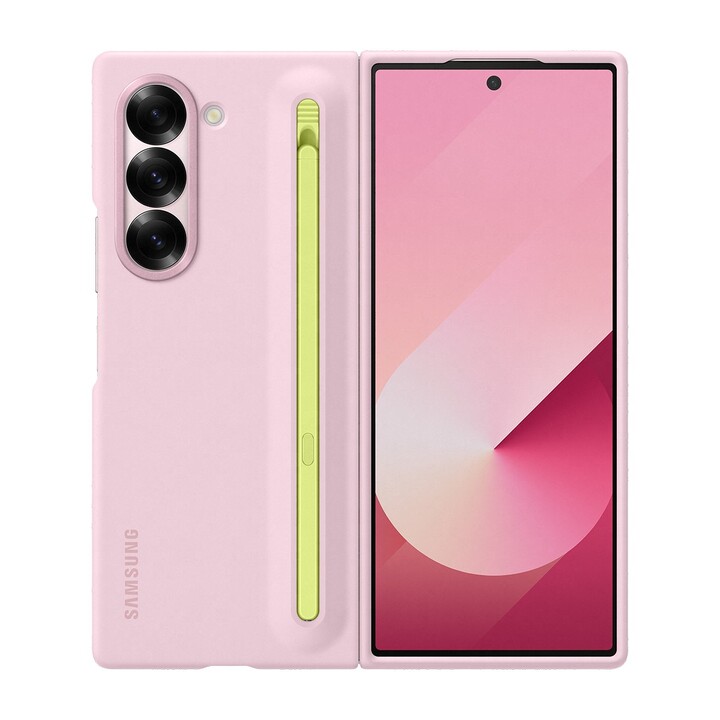 Samsung Funda fina con S Pen rosa, para Samsung Galaxy Fold6, EF-OF95PCPE