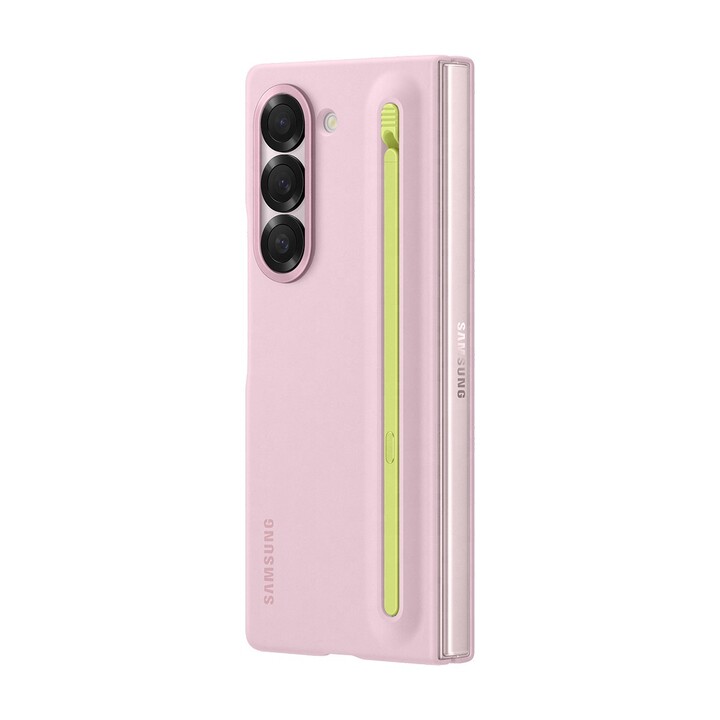 Samsung Funda fina con S Pen rosa, para Samsung Galaxy Fold6, EF-OF95PCPE