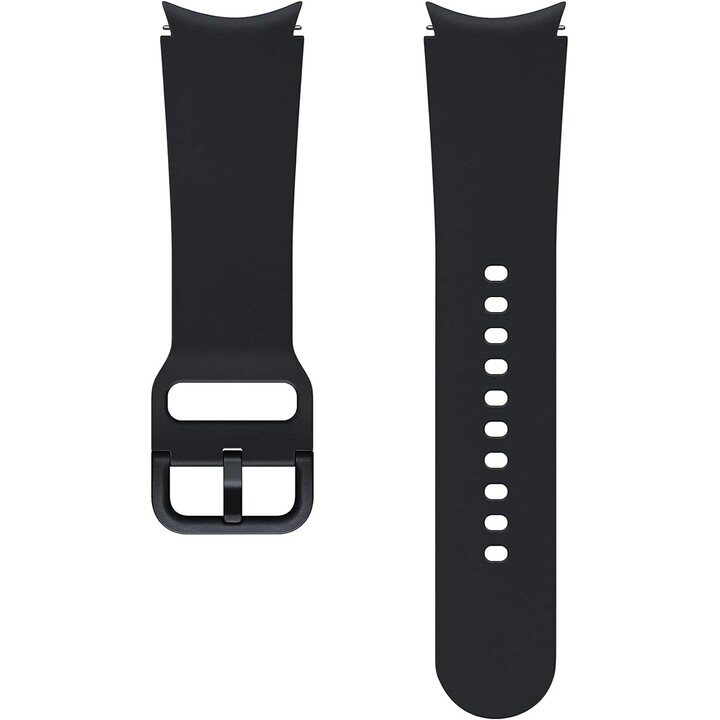 Correa deportiva Samsung para la serie Galaxy Watch4 negra (S/M, 130 – 190 mm)