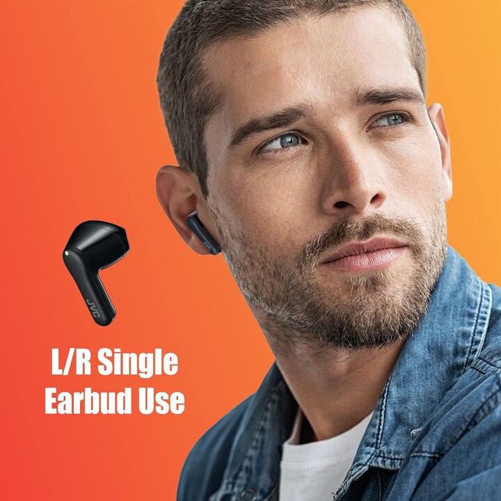 JVC HAA-3TBU Headphones (wireless, in-ear, black)