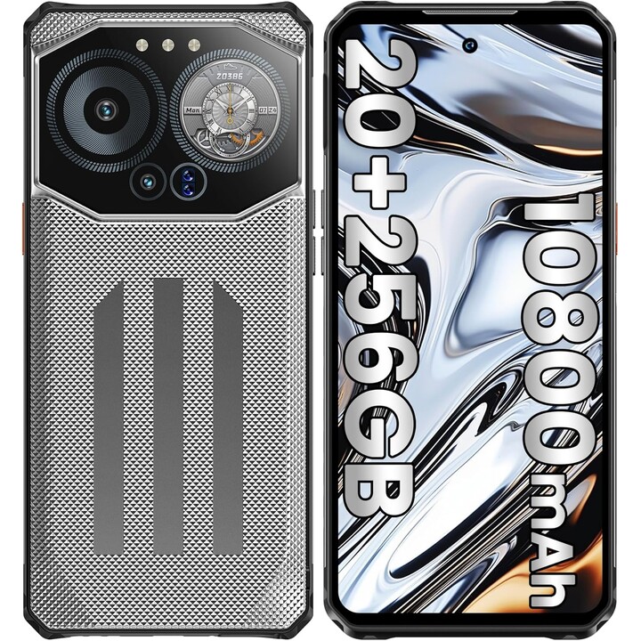 IIIF150 B3, teléfono resistente, pantalla de 6.6 pulgadas, 8GB de RAM, almacenamiento de 256 GB, color gris