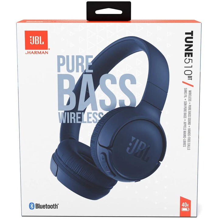 Auriculares abiertos inalámbricos JBL Tune 510BT Azul