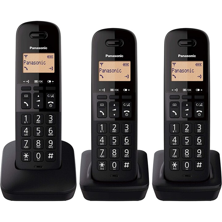 Panasonic KX-TGB613 Pack Trio Black