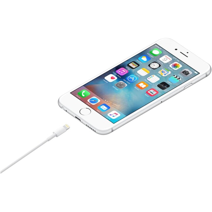 Cable de Carga Apple MD819ZM/A de conector Lightning a USB/ 2 metros