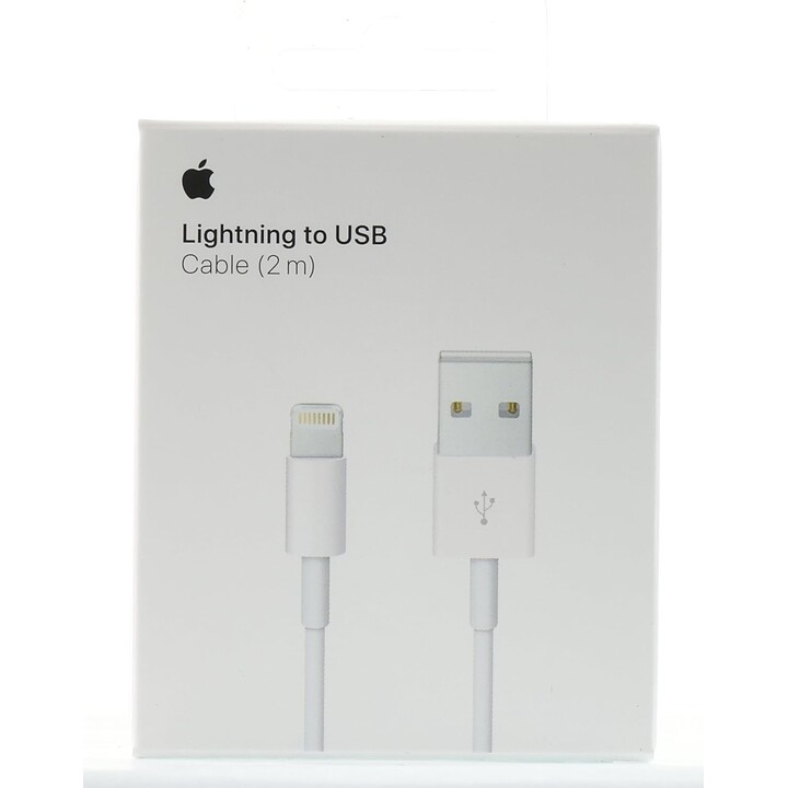 Cable de Carga Apple MD819ZM/A de conector Lightning a USB/ 2 metros