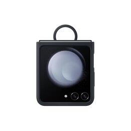 Samsung Silicone Case with Ring Indigo Black, für Samsung Galaxy Flip5, EF-PF731TNE