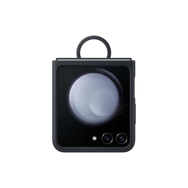 Samsung Silicone Case with Ring Indigo Black, for Samsung Galaxy Flip5, EF-PF731TNE