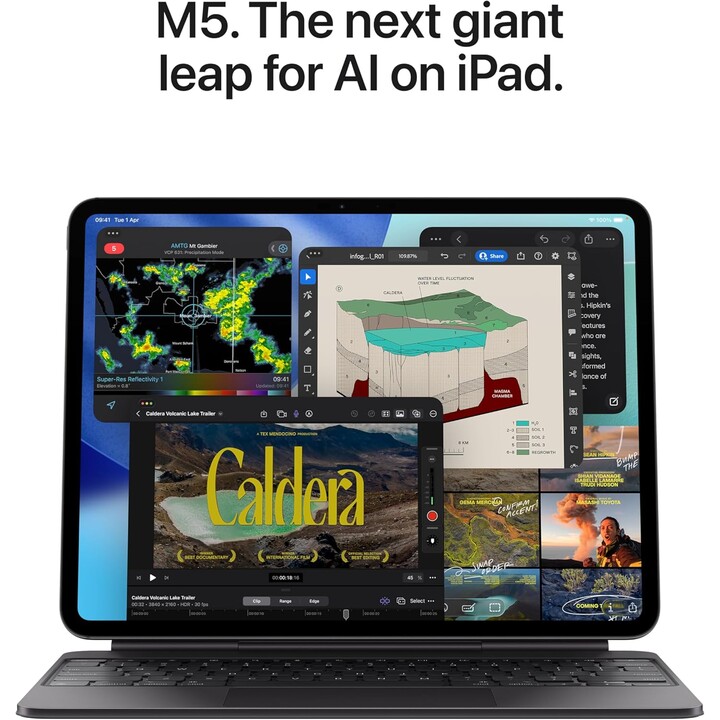 Apple iPad Pro 11 2025 6th Gen M5 1TB WiFi Plata - Vidrio nanotexturizado