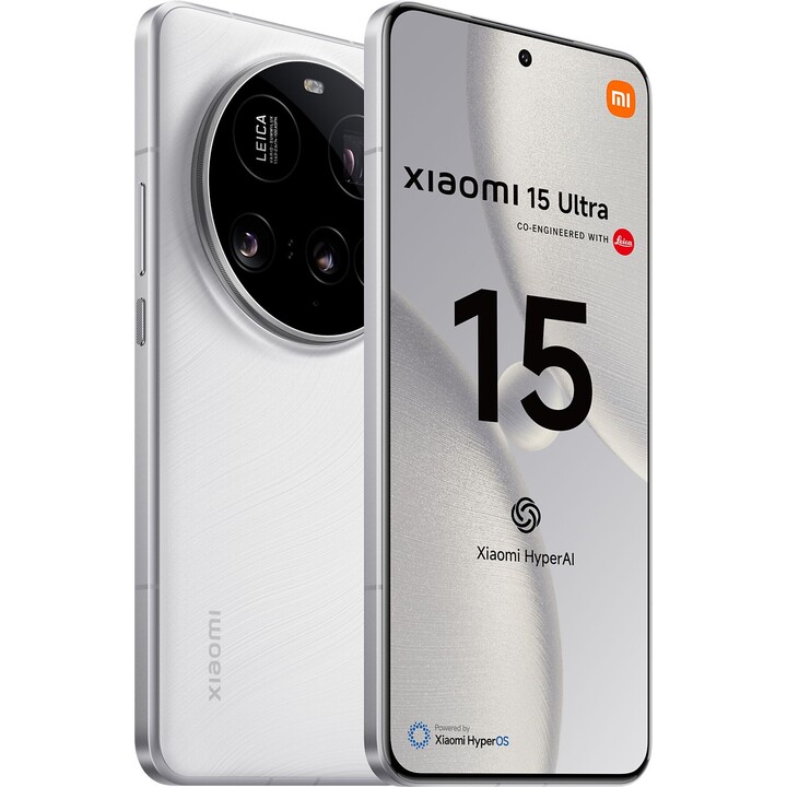 Xiaomi 15 Ultra, 16+512GB, Leica Summilux Optical Lens, Snapdragon 8 Elite, 6.73 120Hz WQHD+ pantalla AMOLED, blanco