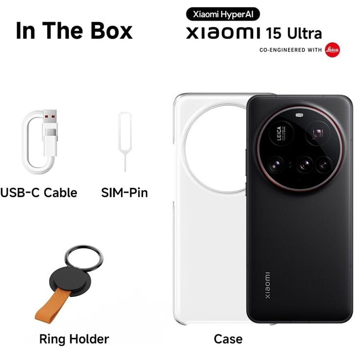 Xiaomi 15 Ultra, 16+512GB, Leica Summilux Optical Lens, Snapdragon 8 Elite, 6.73 120Hz WQHD+ pantalla AMOLED, blanco