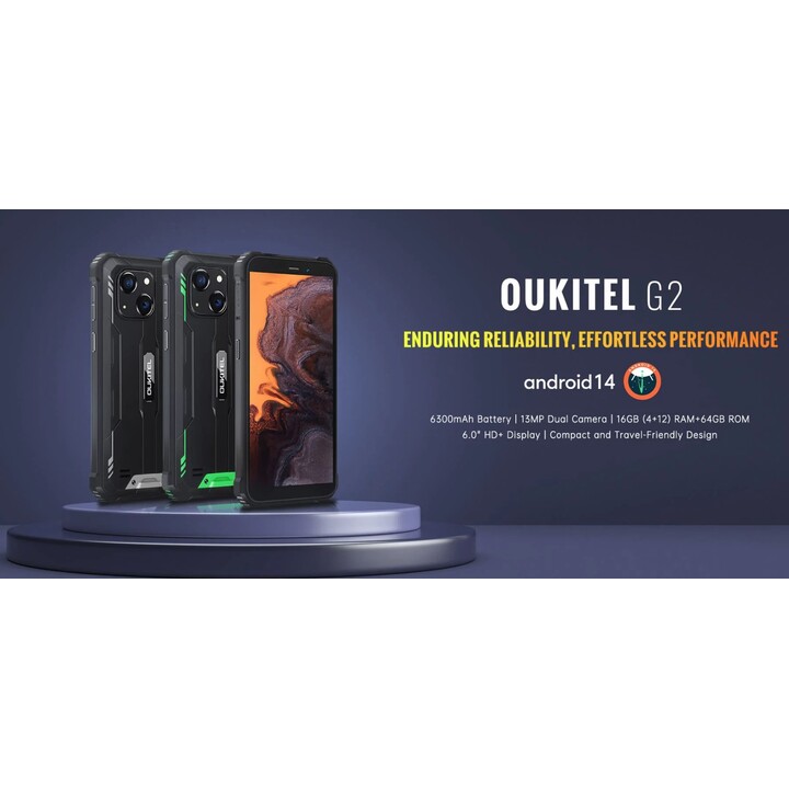 Oukitel G2 4GB 64GB Dual Sim Verde Rugged