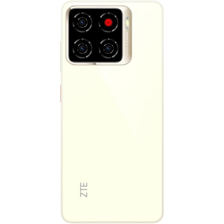 ZTE Blade A56, 4GB RAM + 64GB, 6.75-inch HD+ Display (90Hz), 13MP + 8MP AI Camera, 4G Dual SIM, Gold