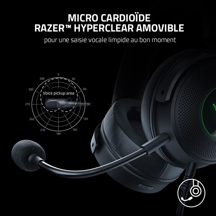 Razer Kraken V3 Hypersense Noir